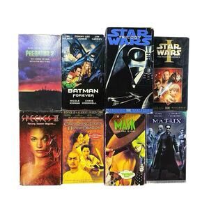 Vintage Action / Sci-fi / Thriller VHS Movie Lot